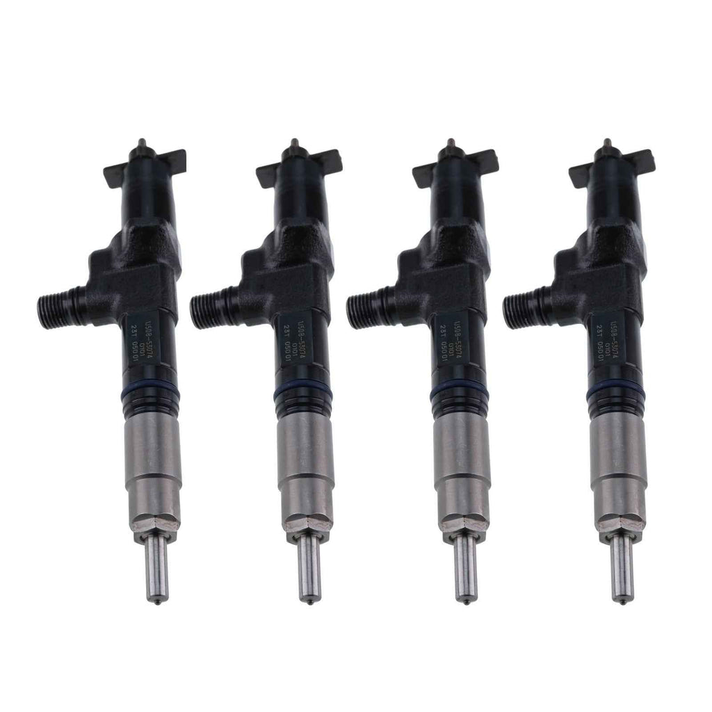 4Pcs Fuel Injector 1J508-53052 1J508-53070 for Kubota V3800 Tier 4 Engine SVL95
