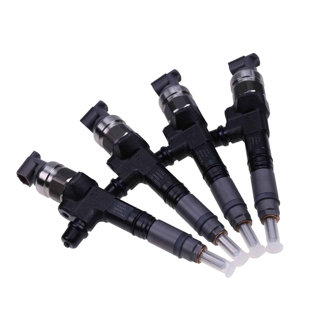 4X Fuel Injector 1J770-53050 1J770-53070 1J770-53074 For Kubota V3307 Tier 4