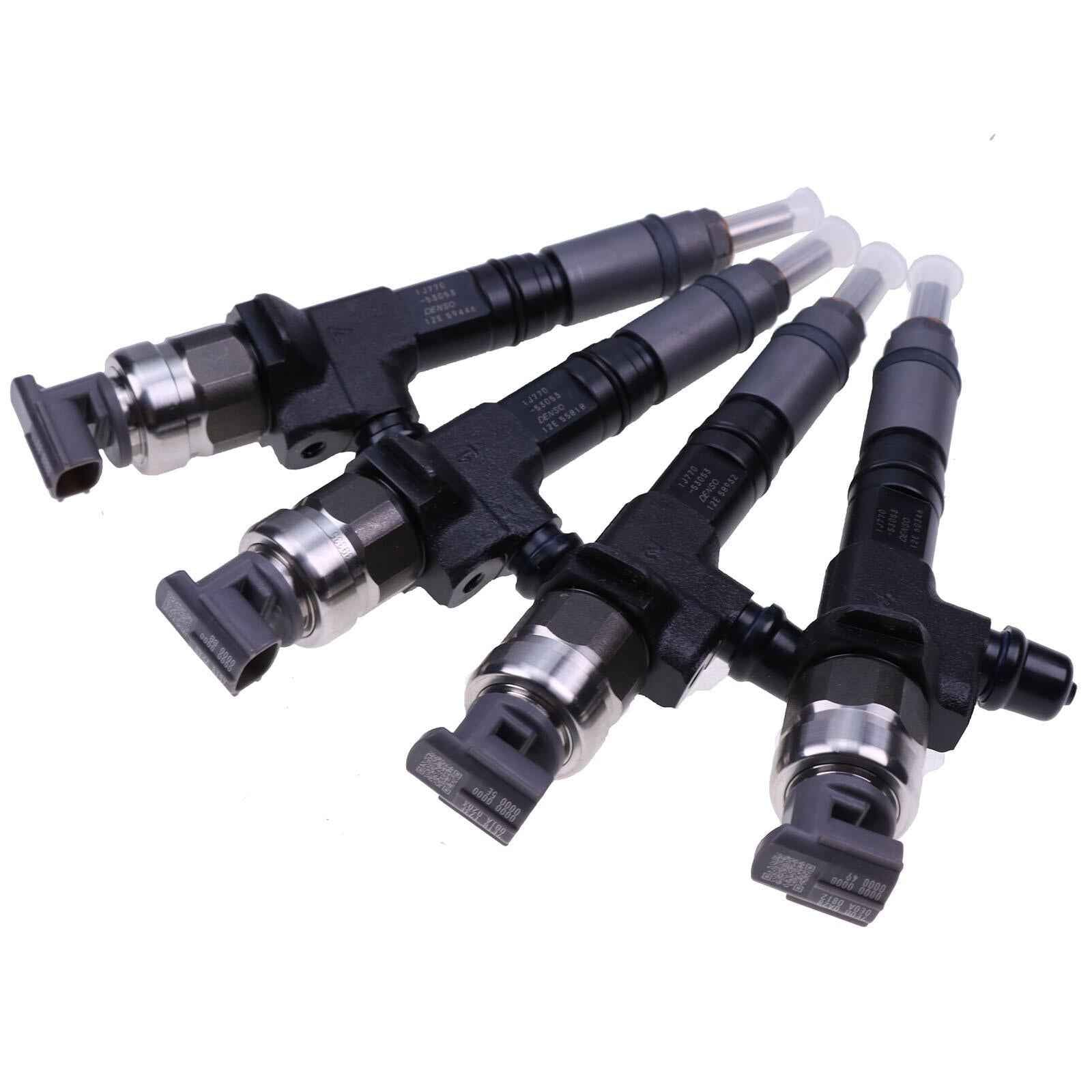 4X Fuel Injector 1J770-53050 1J770-53070 1J770-53074 For Kubota V3307 Tier 4