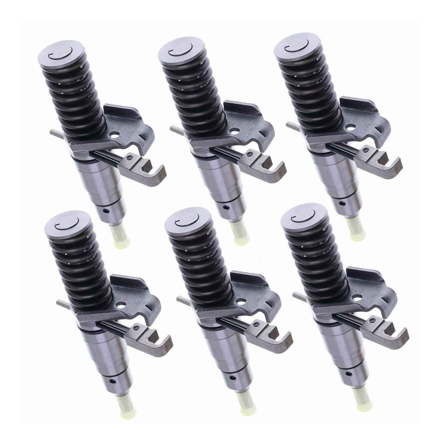 6X Fuel Injector 107-7732 127-8216 for Caterpillar 3116 3114 Engine 953C 963B