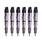 6X Fuel Injector 65104017004 forDoosan DL06 DL200 DL250 TXL200-2 DX140LC DX255LC