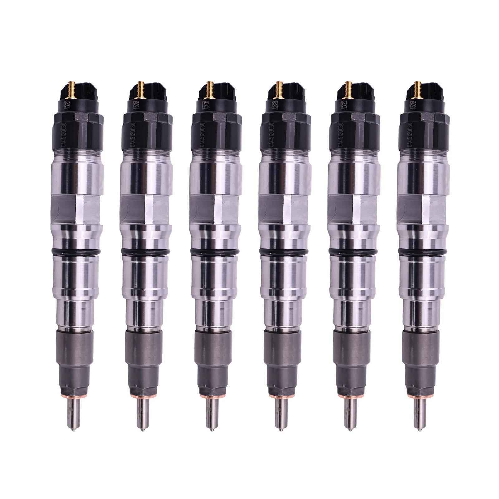 6X Fuel Injector 65104017004 forDoosan DL06 DL200 DL250 TXL200-2 DX140LC DX255LC