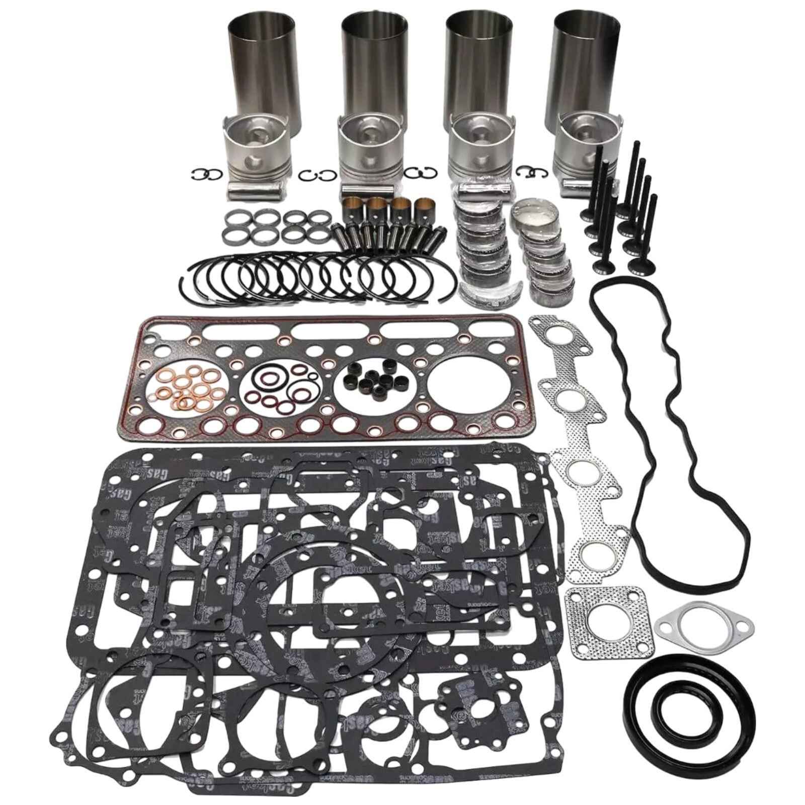 Overhaul Rebuild Kit Fit for Kubota V3600 V3600-T V3600-T-E3CB V3600-E3B