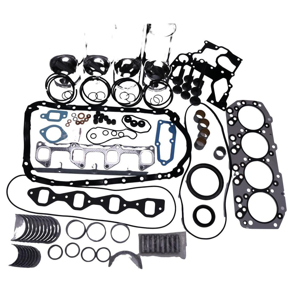 Overhaul Rebuild Kit for Isuzu Engine 4JB1 4JB1T 2.8L Bobcat Loader 1213 843 853