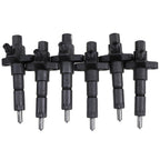 6X Fuel Injector 9430611425 1-15300250-2 for Isuzu 6BD1 Hitachi EX120-2 EX200-2