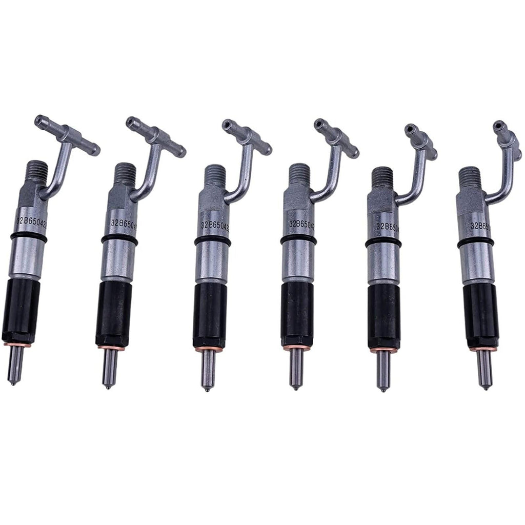 6X Fuel Injector 128-3293 for Caterpillar 3046 Engine 315 315B 939C D5G D5C III