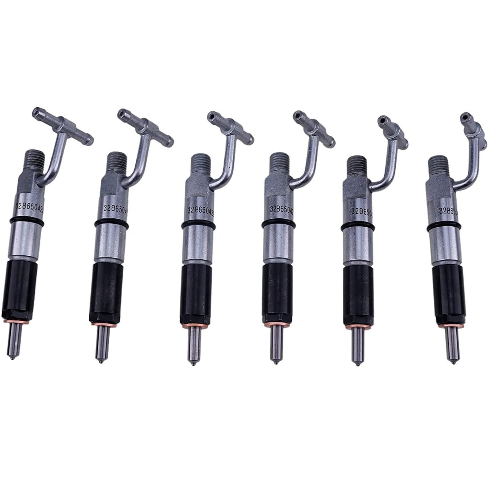6X Fuel Injector 128-3293 for Caterpillar 3046 Engine 315 315B 939C D5G D5C III