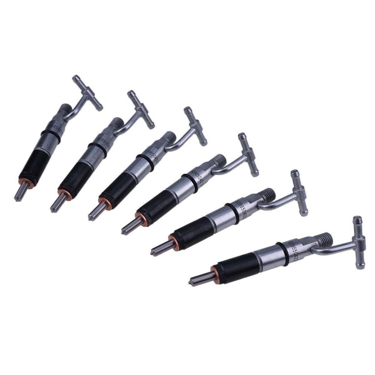 6X Fuel Injector 128-3293 for Caterpillar 3046 Engine 315 315B 939C D5G D5C III