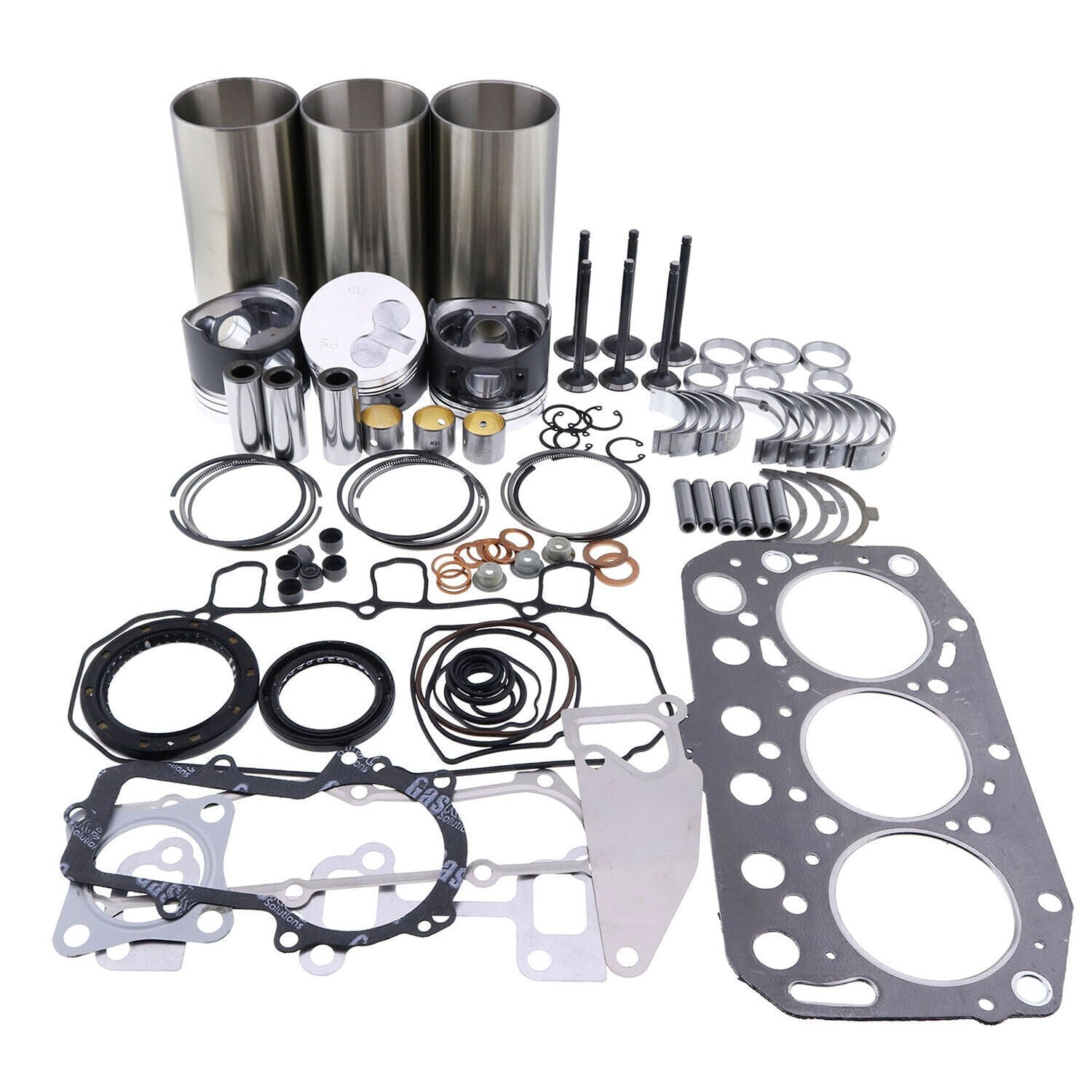 Overhaul Rebuild Kit for Kubota D1105 D1105T Engine B2400HST B2620HSD B7610HSD