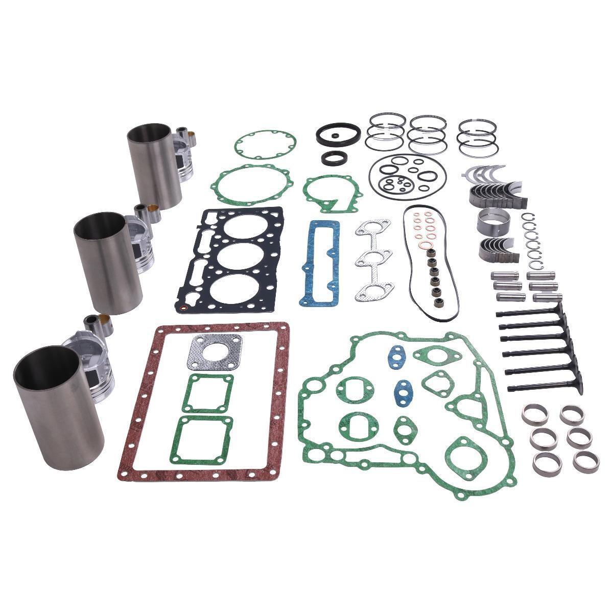 Overhaul Rebuild Kit 16224-21110 1590121050 for Kubota D905 Engine B1600 B1700DT