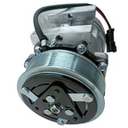 12V SD7H13 A/C Compressor 332/X9269 For JCB Skid Steer 225 260 280 300T