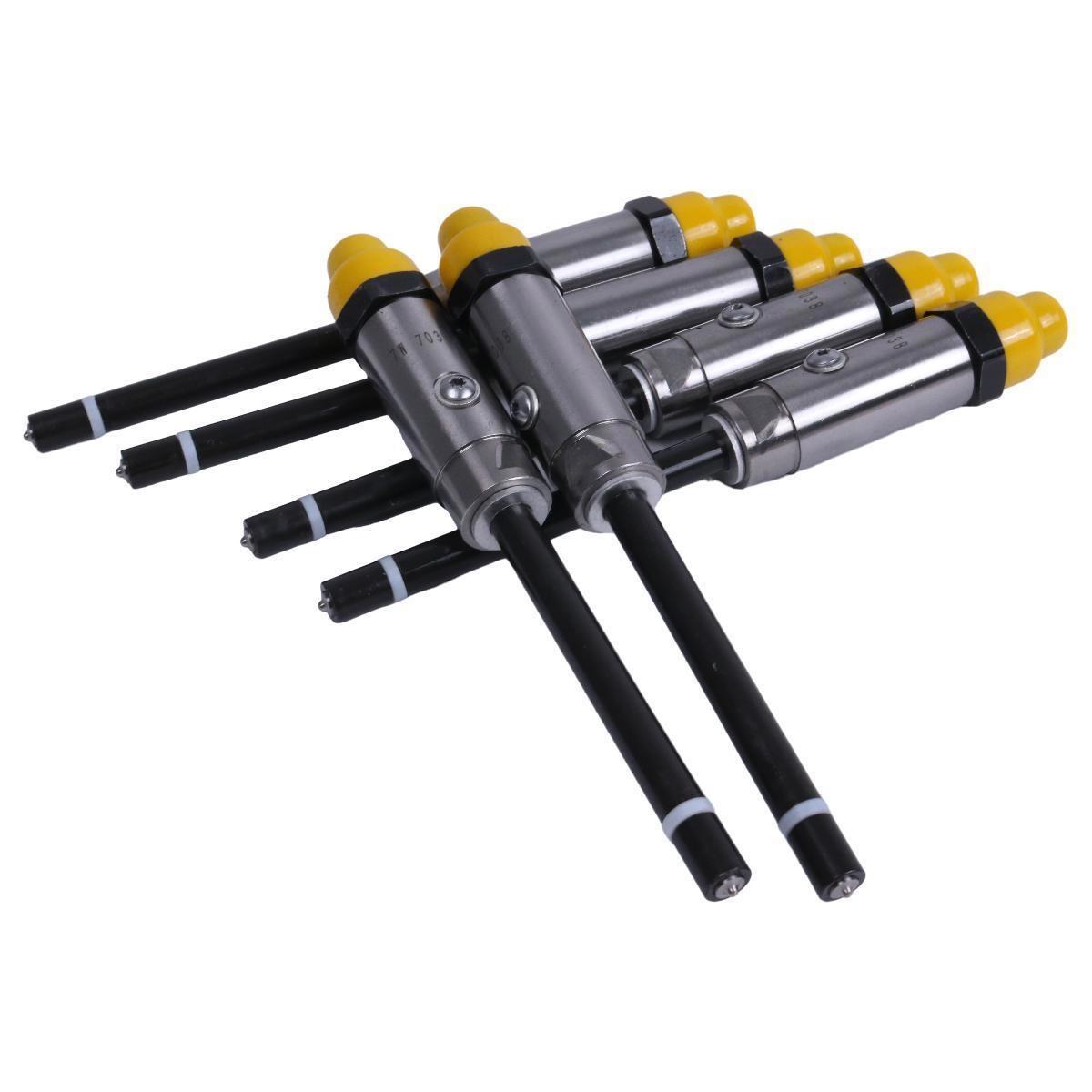 6X Fuel Injector 0R-4124 7W-7038 For Caterpillar D6H D6D D6R Engine 3306 3306B