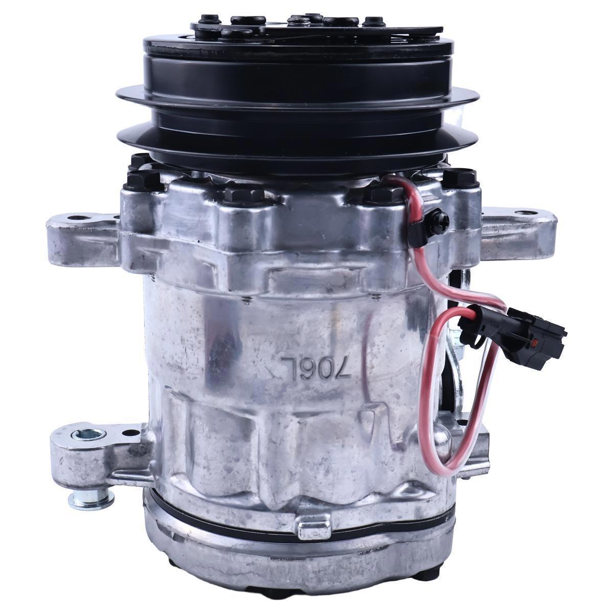 SD7B10 A/C Compressor 4615804 for Hitachi ZX27U-3 ZX35U-3 John Deere 35G 35D 27D