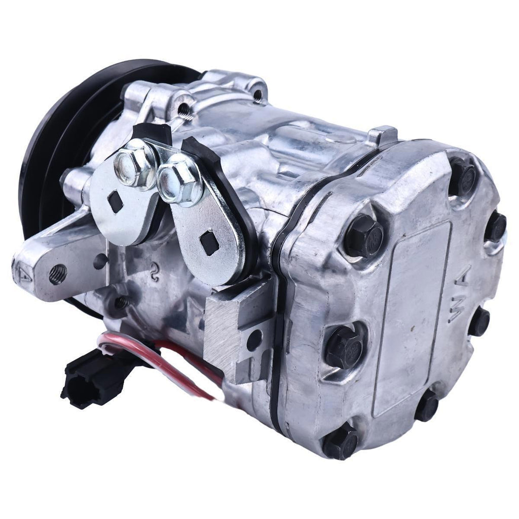 SD7B10 A/C Compressor 4615804 for Hitachi ZX27U-3 ZX35U-3 John Deere 35G 35D 27D