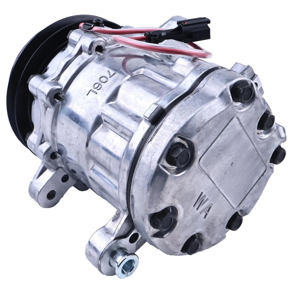 SD7B10 A/C Compressor 4615804 for Hitachi ZX27U-3 ZX35U-3 John Deere 35G 35D 27D
