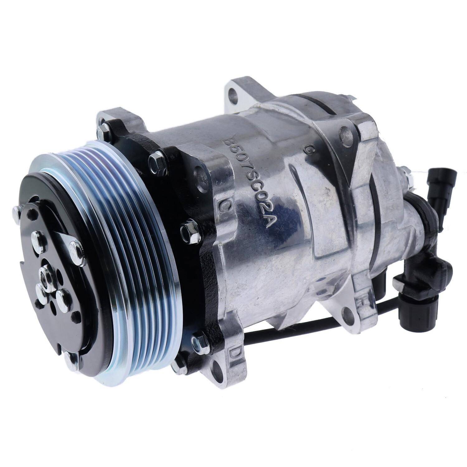 6PV SD5H11 A/C Compressor 6698590 7023580 7279628 for Bobcat S630 S650 S750