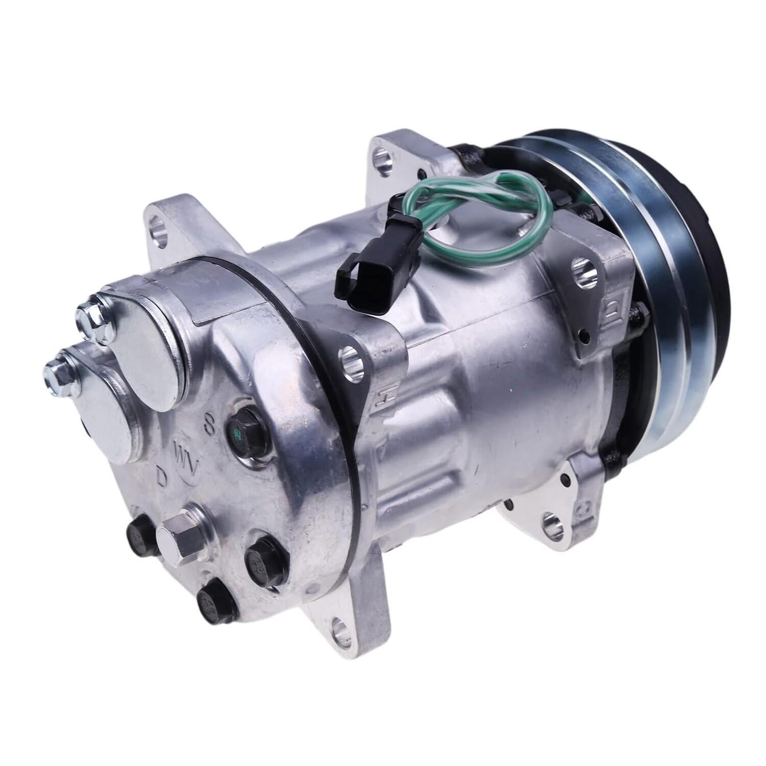 24V 2 Grooves SD7H15 A/C Compressor 8045 6035 for Volvo Wheel Loader Excavator