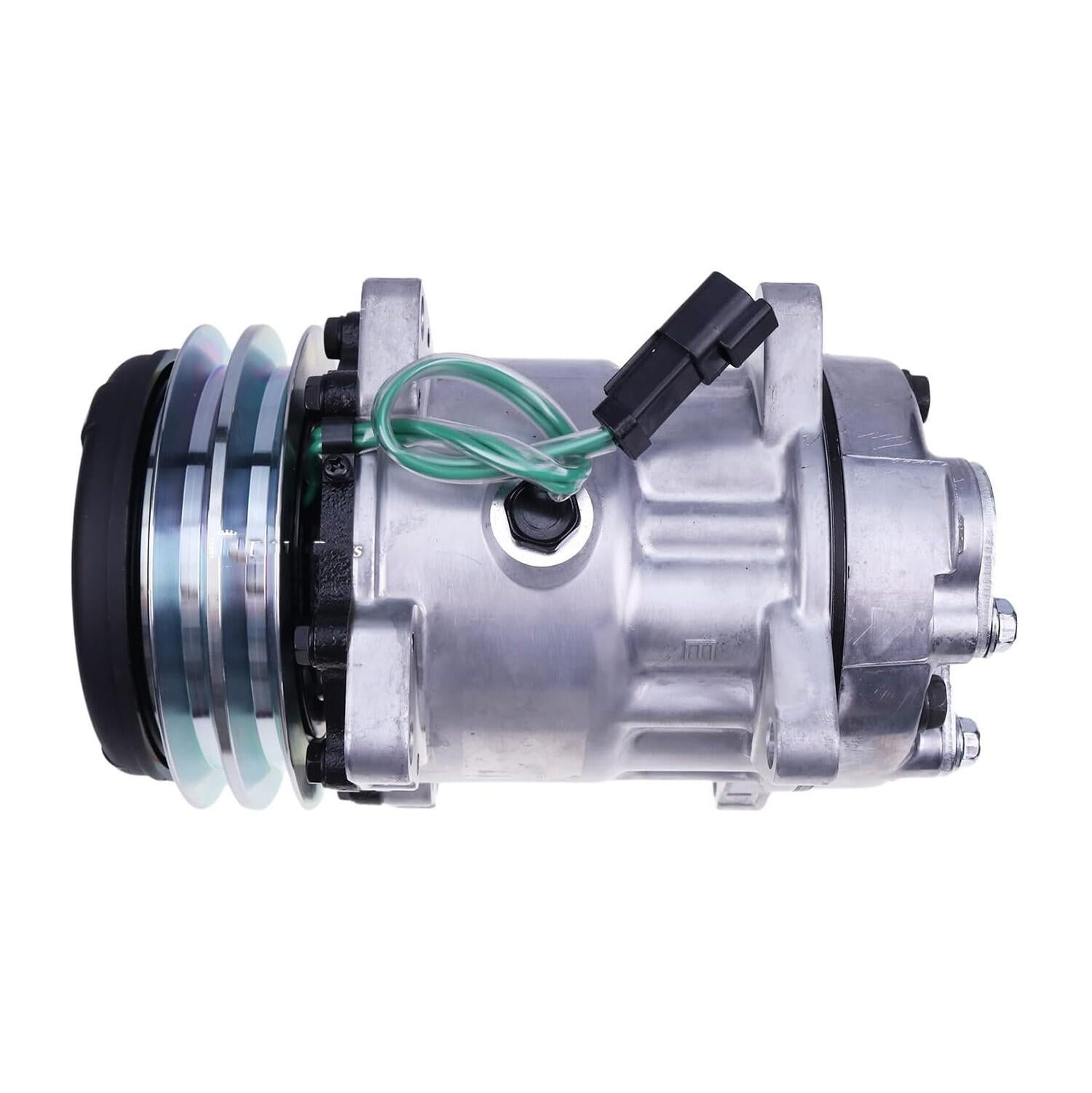 24V 2 Grooves SD7H15 A/C Compressor 8045 6035 for Volvo Wheel Loader Excavator