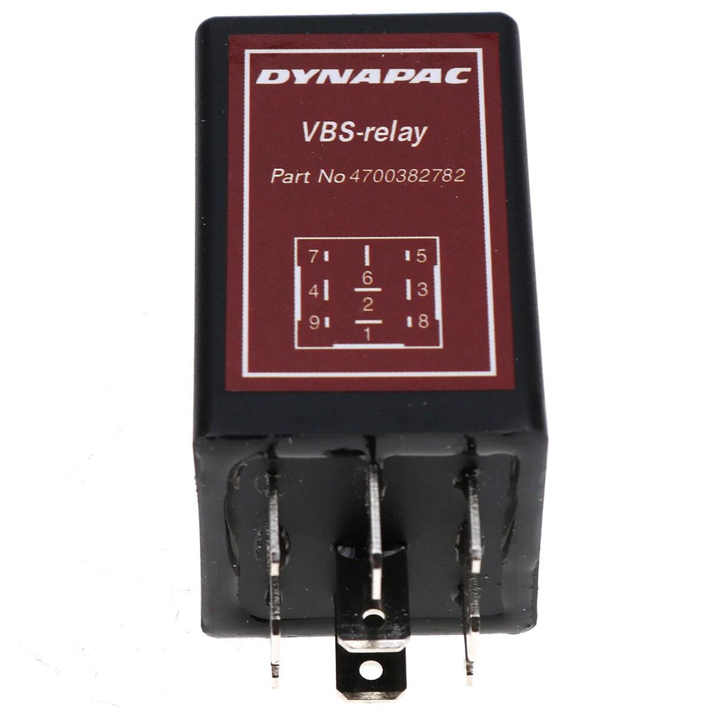 9 Pins 4700382782  Roller Grader VBS Relay For Dynapac CC422 CC522 CC622 382782