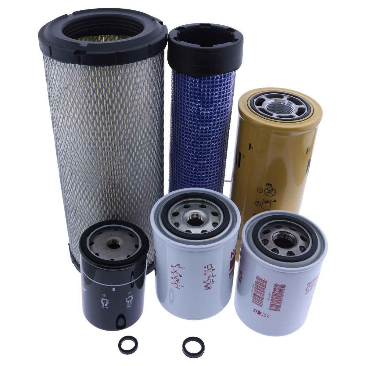 Maintenance Filter Kit for Cummins Engine 4B3.9 Case SkidSteer Loader 1845C 1840