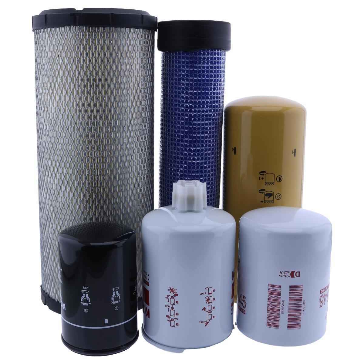 Maintenance Filter Kit for Cummins Engine 4B3.9 Case SkidSteer Loader 1845C 1840