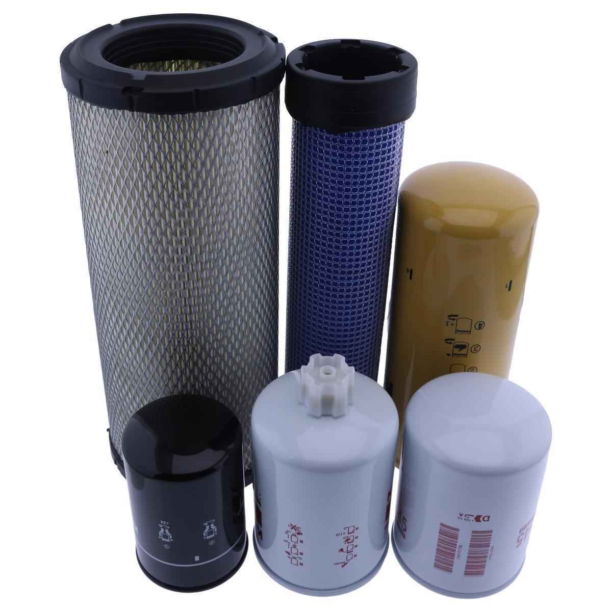 Maintenance Filter Kit for Cummins Engine 4B3.9 Case SkidSteer Loader 1845C 1840