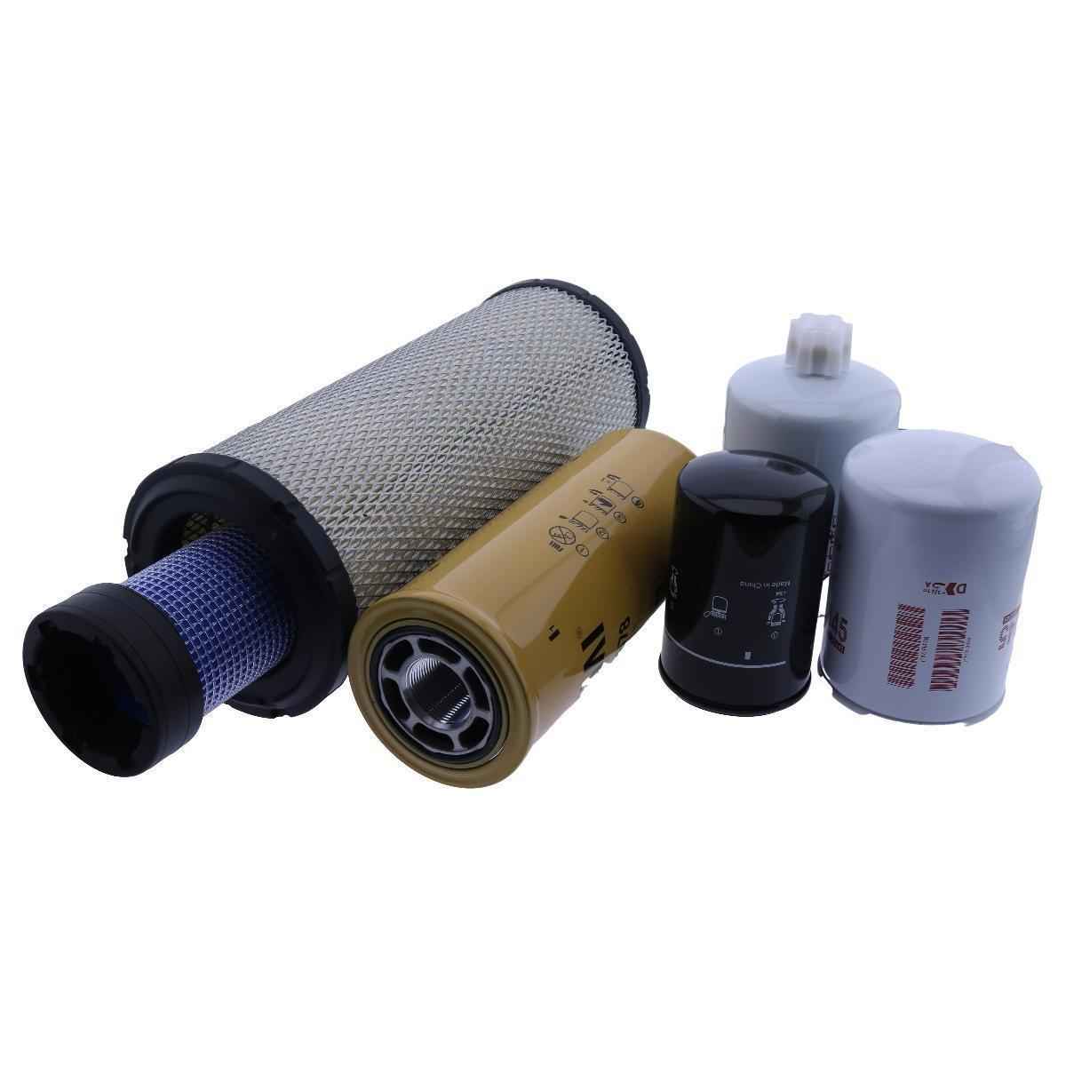 Maintenance Filter Kit for Cummins Engine 4B3.9 Case SkidSteer Loader 1845C 1840