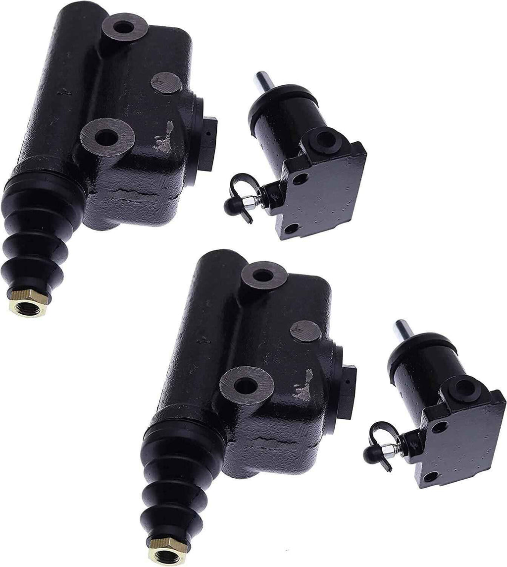 2 Set Brake Master Slave Cylinder Kit  A51976 L25419 For Case Backhoe 480C 580C
