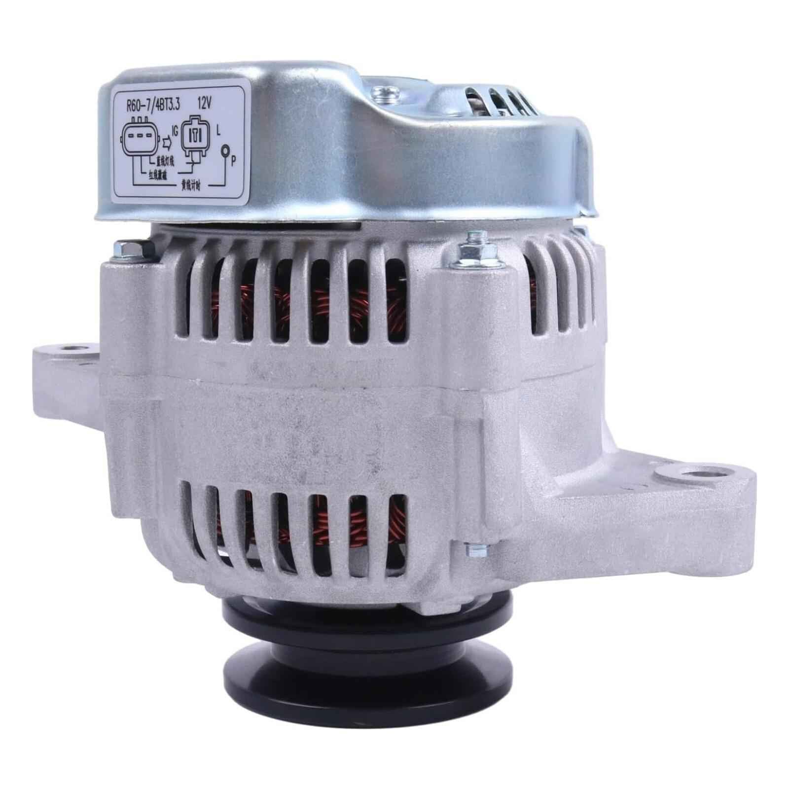 12V 60A Alternator 1K411-64010 1K411-64013 for Kubota D1803 V2203 V2403 Hitachi