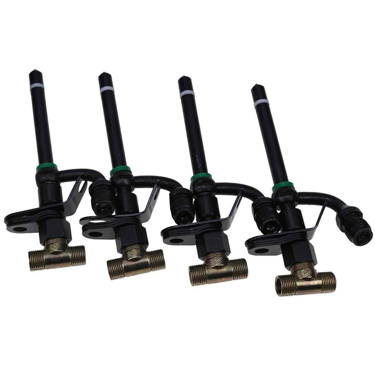 4X Fuel Injector RE36936 RE36935 28481 28480 For John Deere 210C 310C 400G 290D