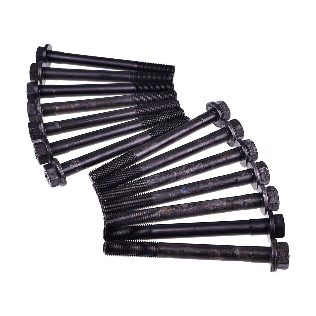 14x Cylinder Head Bolt for Yanmar 3TNV88 3TNV84 Komatsu 3D78-1A 3D84-2A 3D88E-6