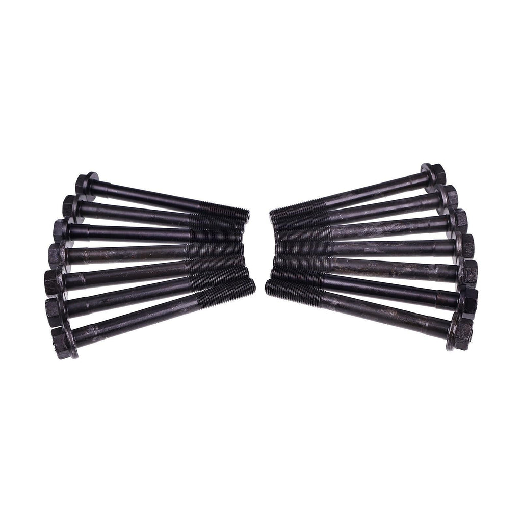 14x Cylinder Head Bolt for Yanmar 3TNV88 3TNV84 Komatsu 3D78-1A 3D84-2A 3D88E-6