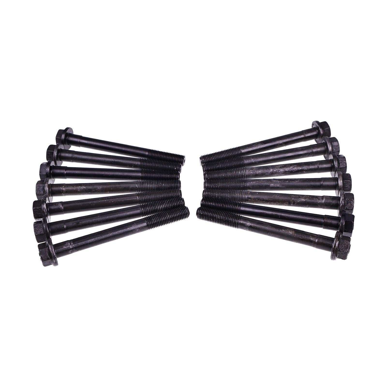 14x Cylinder Head Bolt for Yanmar 3TNV88 3TNV84 Komatsu 3D78-1A 3D84-2A 3D88E-6
