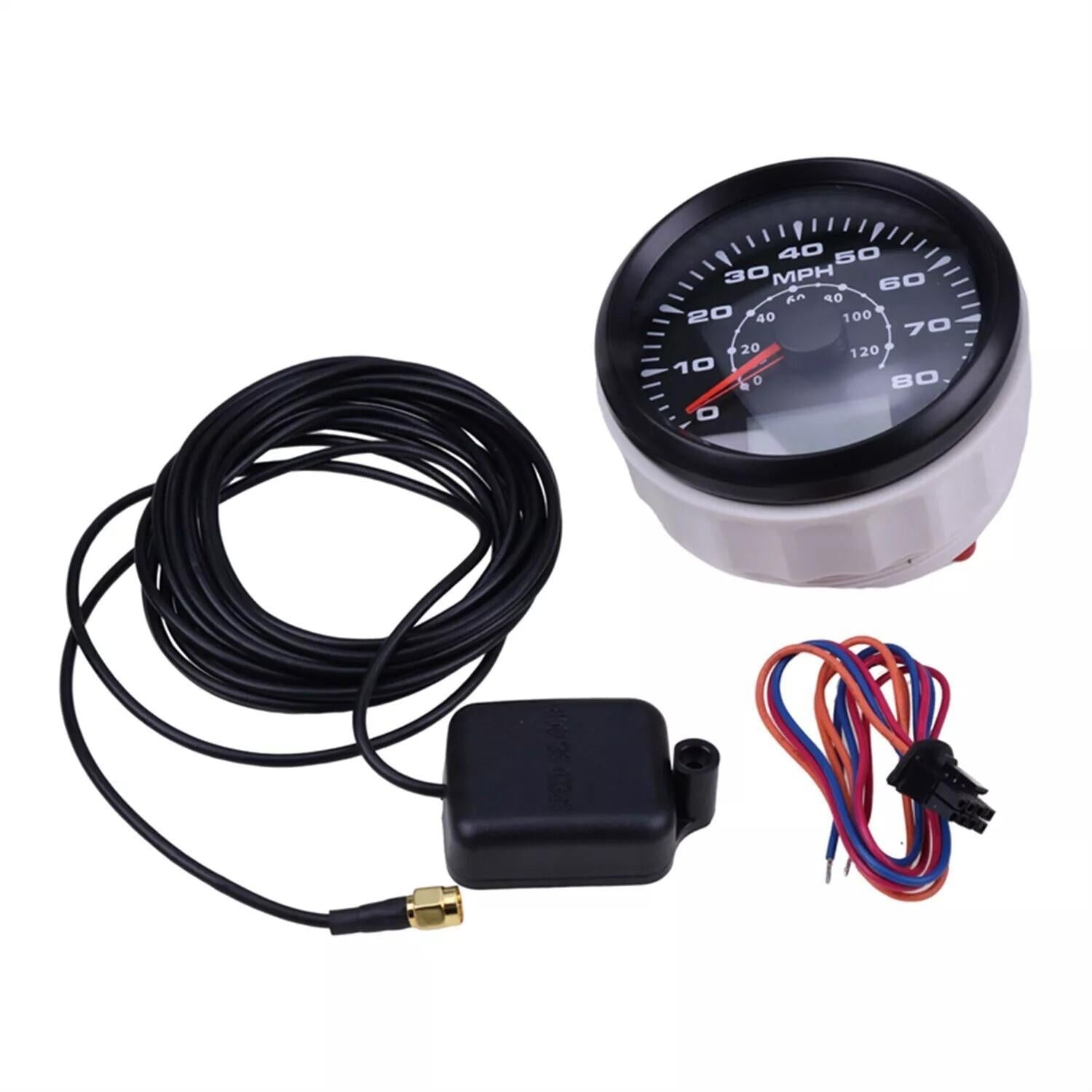 12V/24V 85mm GPS Speedometer Odometer for ATV UTV Car Boat 0-80MPH 0-120km/h