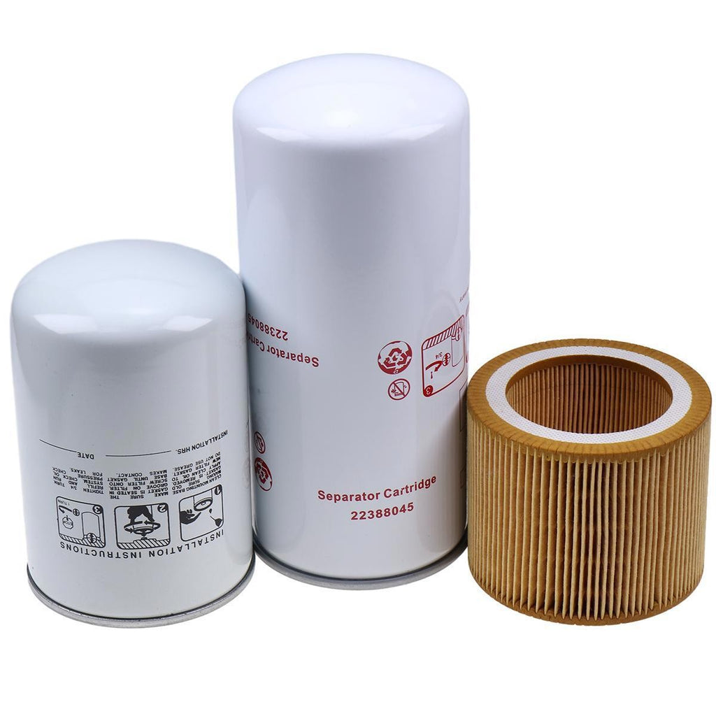 Filter Kit for Ingersoll Rand UP6-5 thru UP6-15C 22388045 39329602 88171913