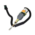 Fuel Shutoff Solenoid RE504223 for John Deere 7.6L 6076 8.1L 6081 Engine 653E