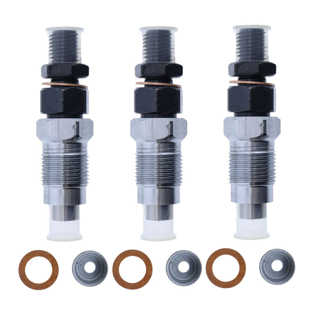 3X Fuel Injector 16082-53900 0935004540 For Kubota D1403 D1503 D1703 V1803 V2203