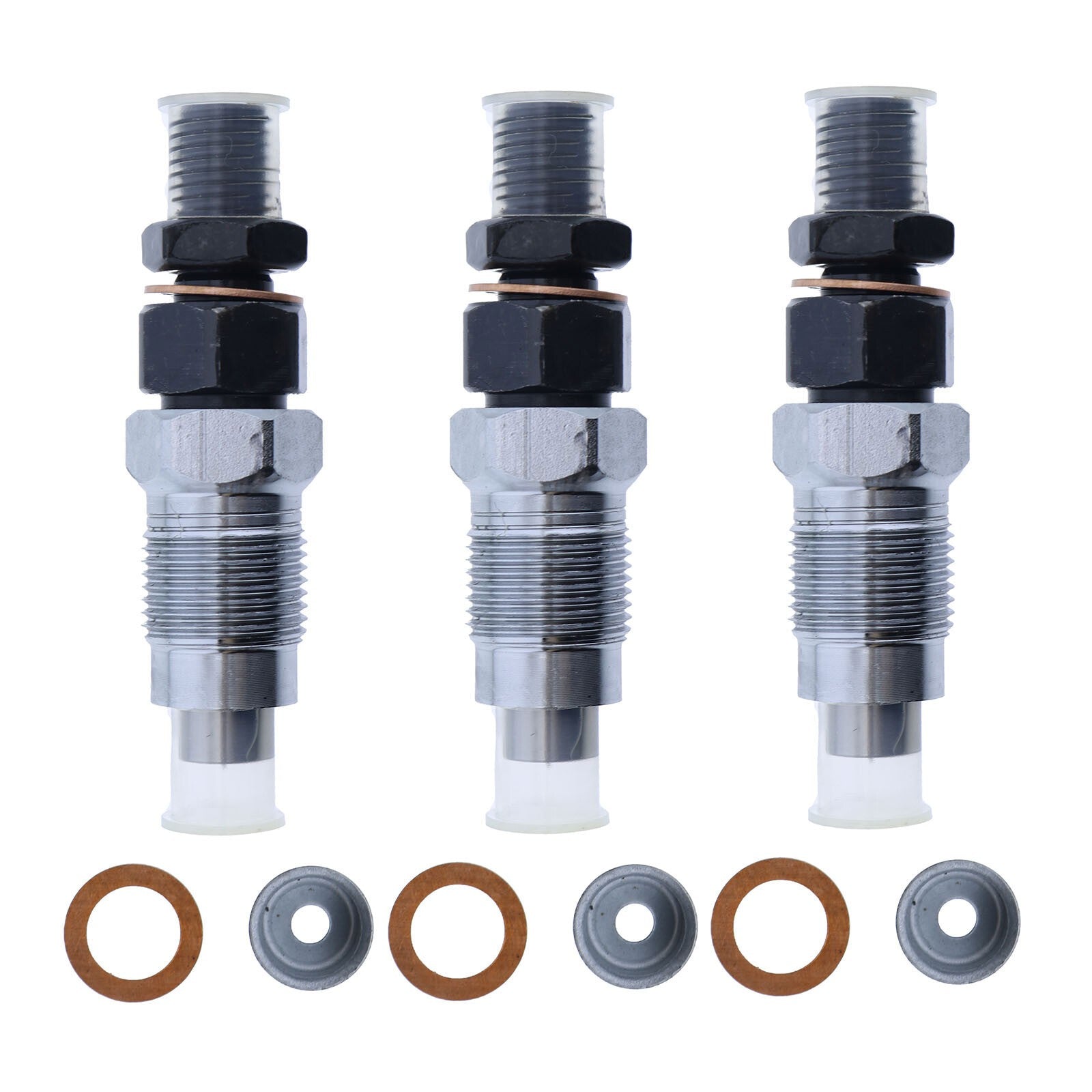3X Fuel Injector 16082-53900 0935004540 For Kubota D1403 D1503 D1703 V1803 V2203