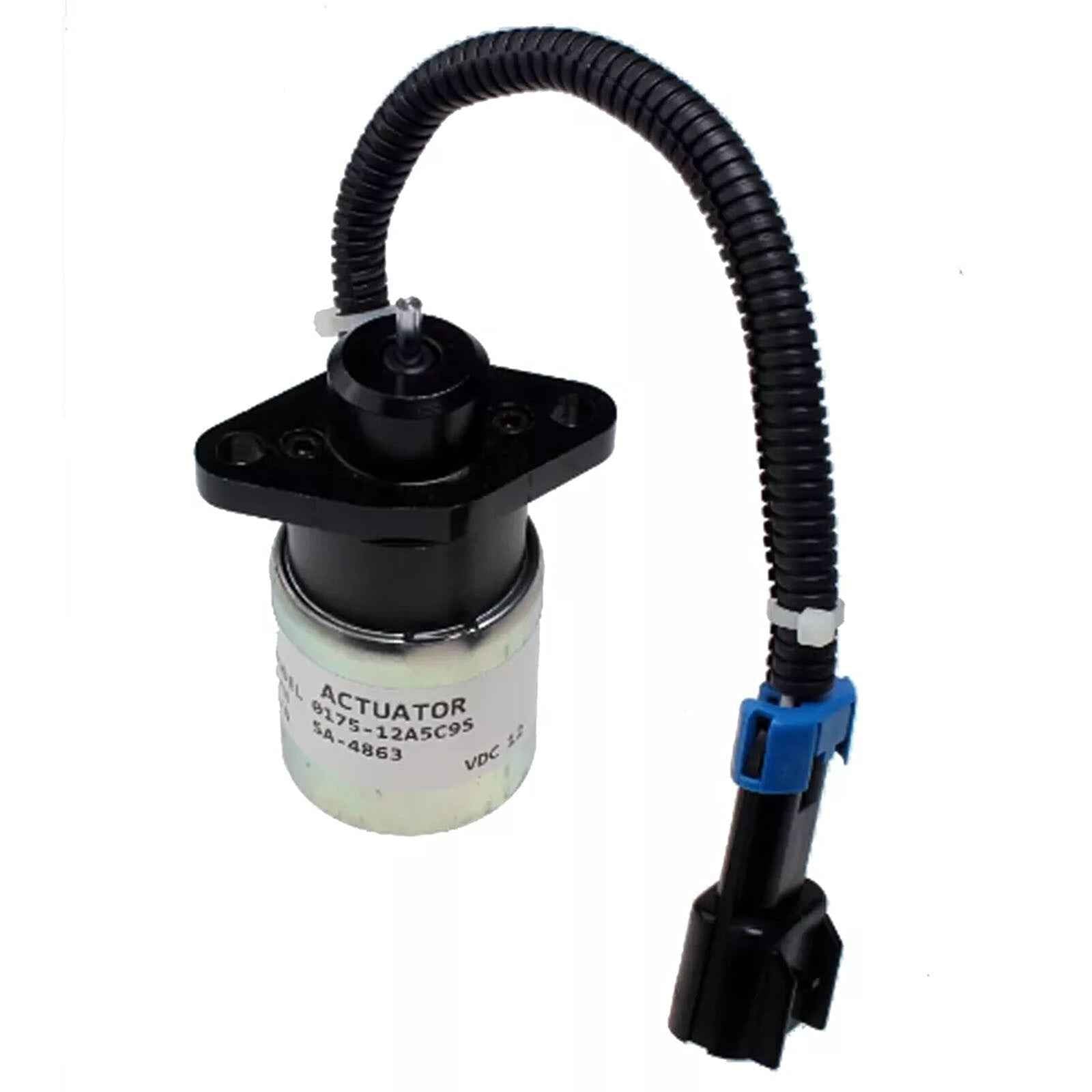12V Stop Solenoid  0175-12A5C9S SA-4863-12  For Kubota Woodward JLG 7023177