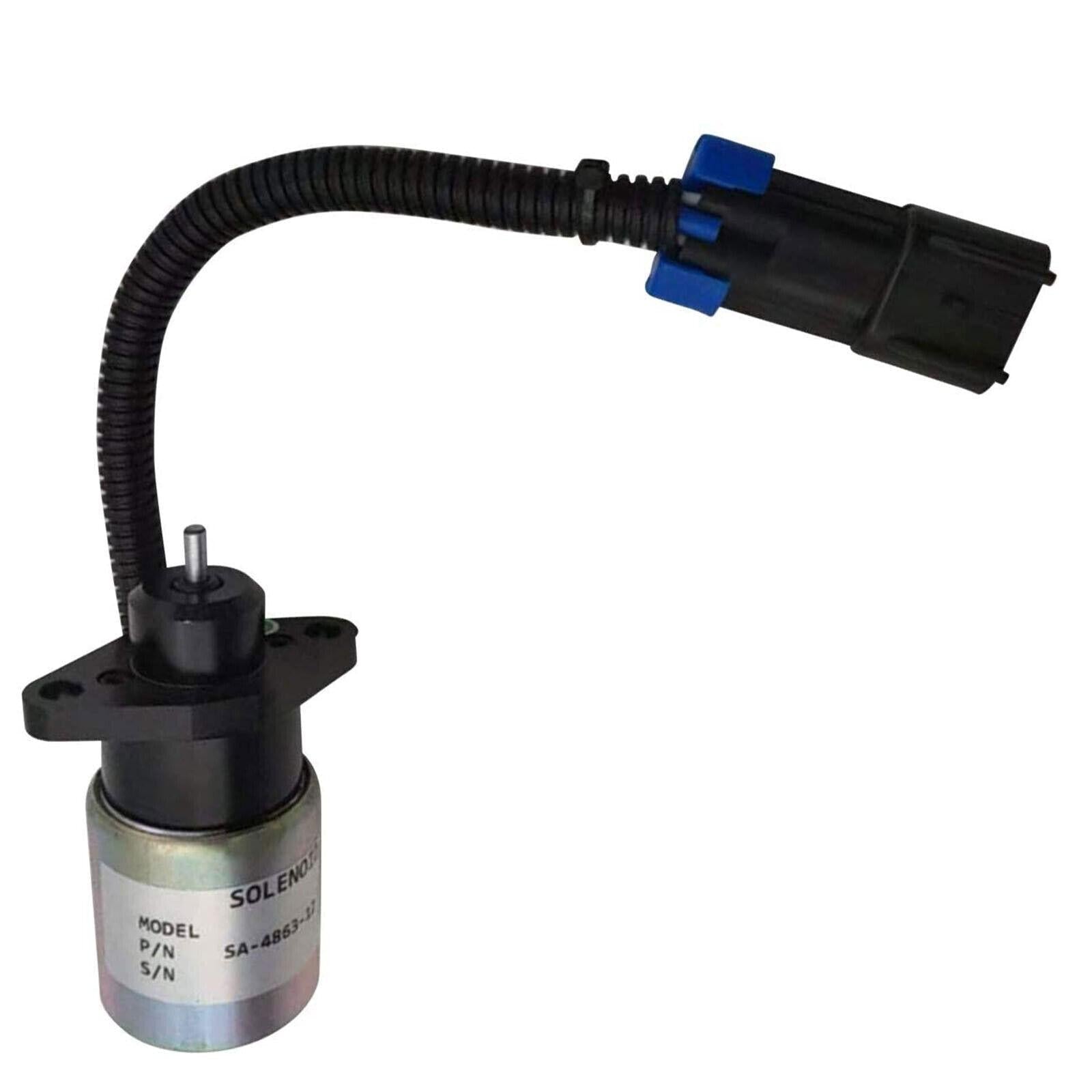 12V Stop Solenoid  0175-12A5C9S SA-4863-12  For Kubota Woodward JLG 7023177