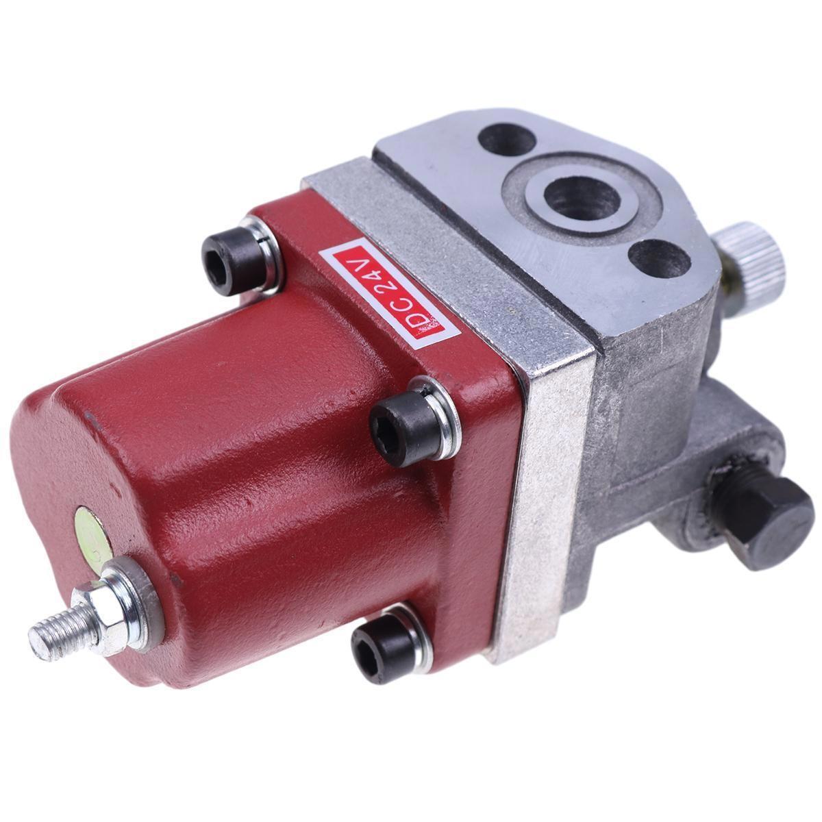 24V Single Terminal Fuel Shutoff Solenoid 3035362 For Cummins N855 N14 M11 K38