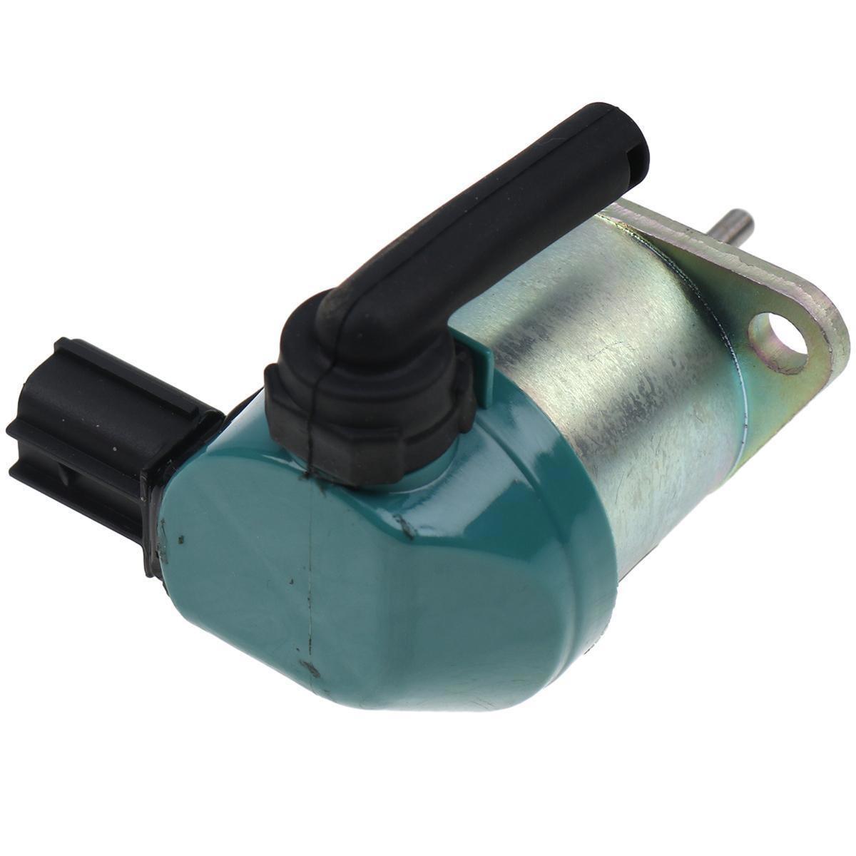 12V Fuel Shutoff Solenoid 6680749 for Kubota V3300 Bobcat T300 T250 S220 S250