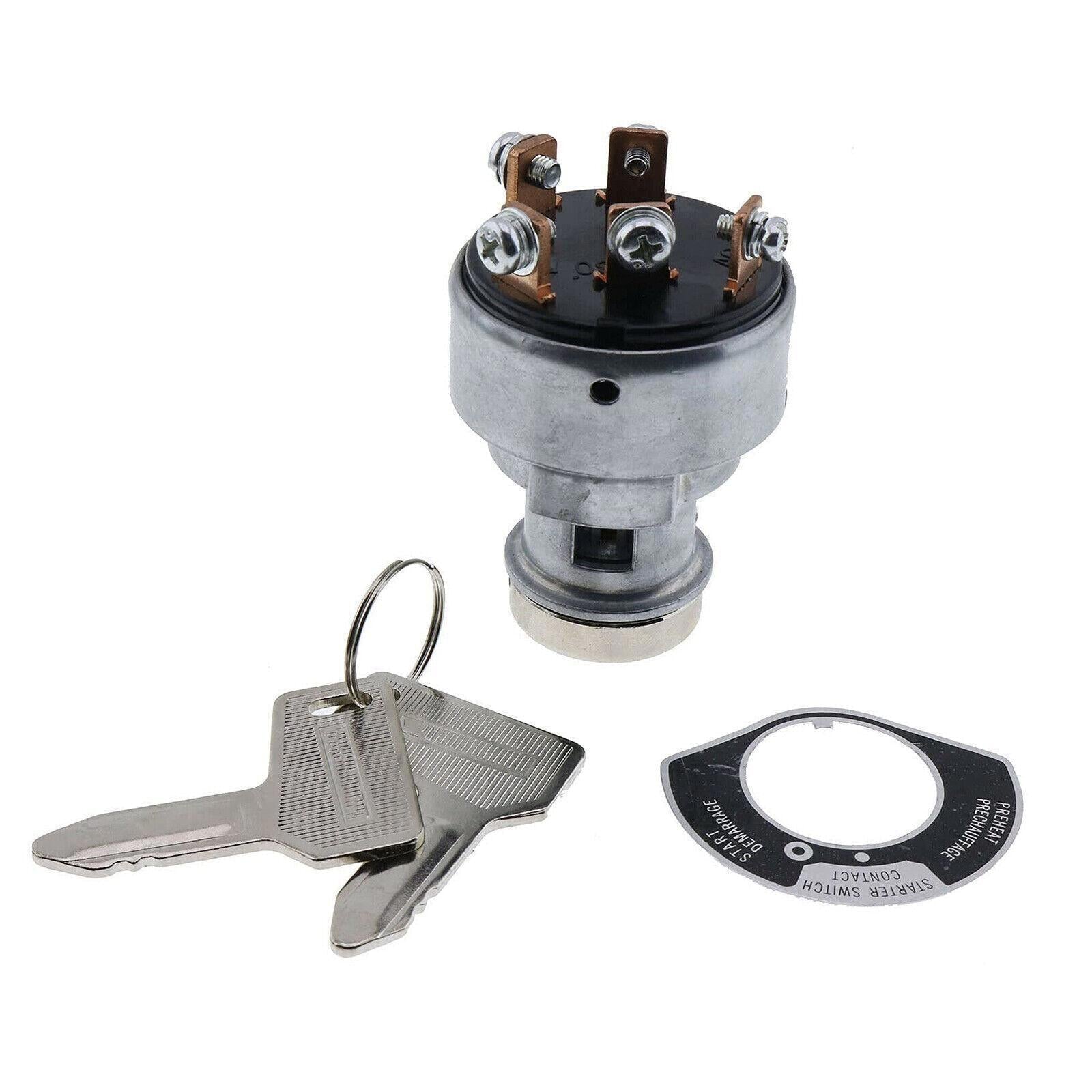 Ignition Switch w/301 Keys 933110-00100 For Yanmar C50R C60R C80R  3TNV76 3TNE74