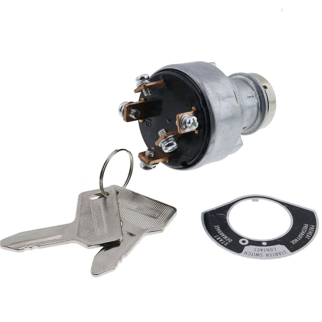 Ignition Switch w/301 Keys 933110-00100 For Yanmar C50R C60R C80R  3TNV76 3TNE74