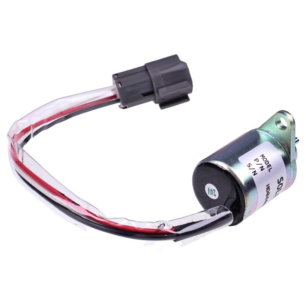 24V Fuel Stop Solenoid 1503ES-24S5SUC12S for Yanmar 4TNV98 4TNV94 Hyundai R80