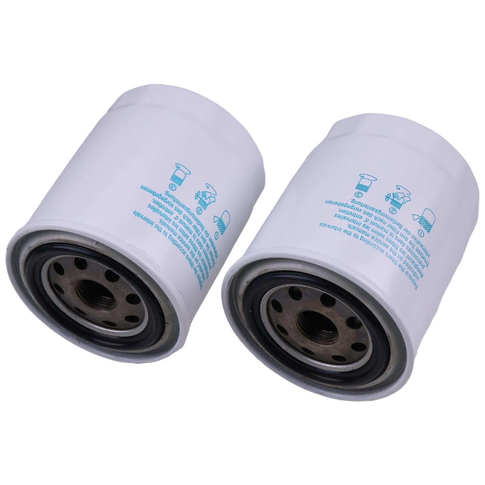 2X Fuel Filter 16631-43560 19090-55580 For Kubota SVL75 SVL75-2 M-100 M100GXDTC