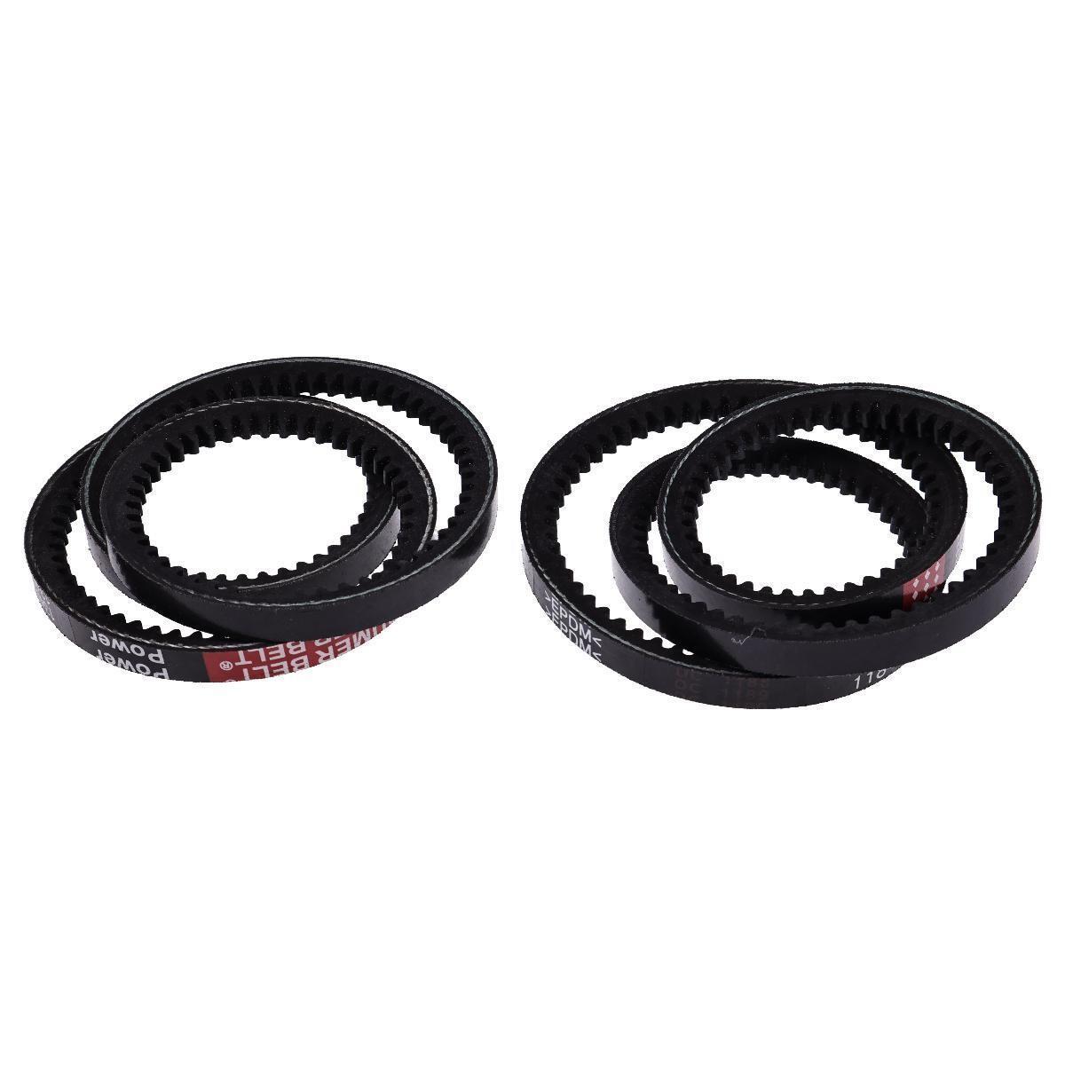 2X Alternator Belt 6686683 for Bobcat MT52 MT55 MT85 Mini Track Loader
