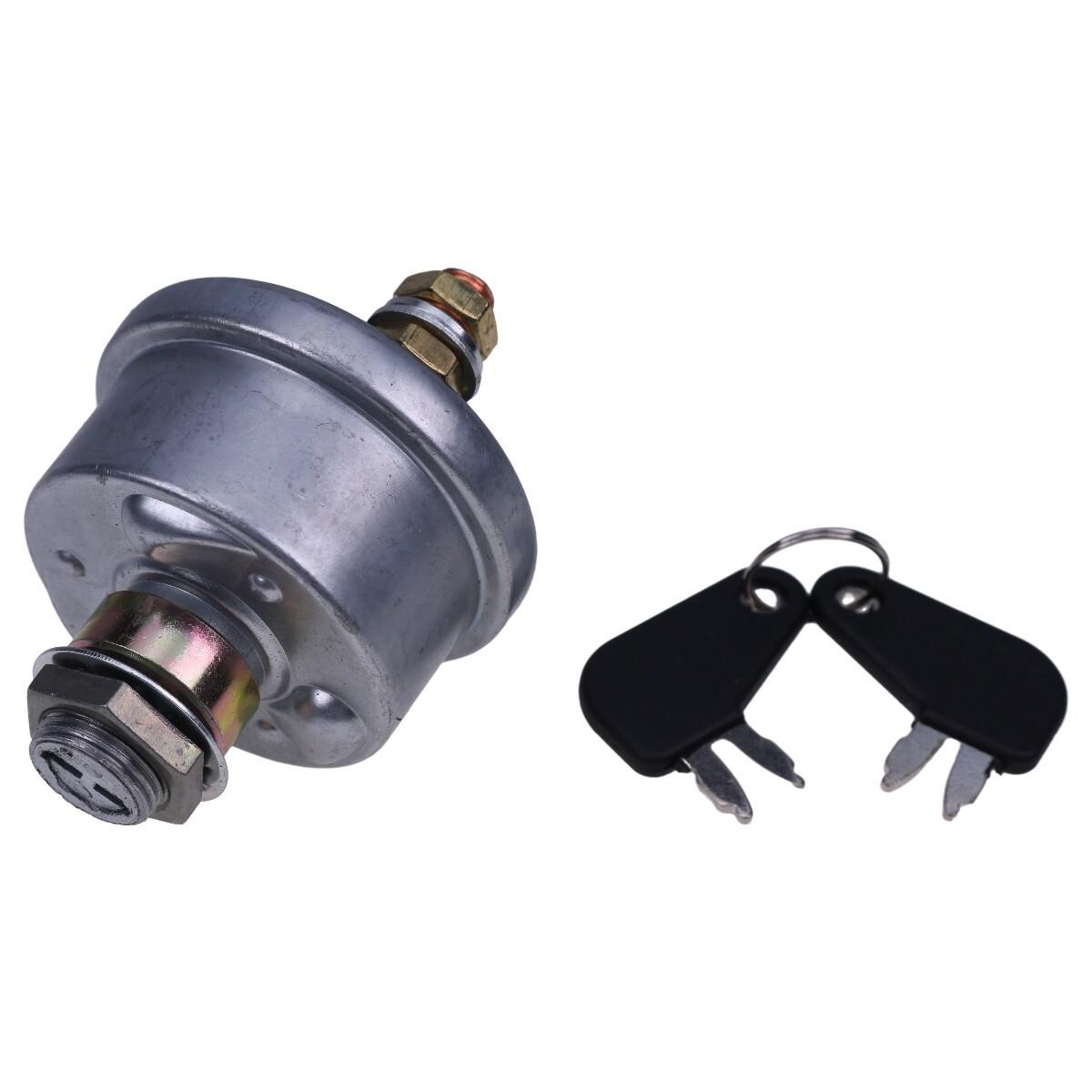 Master Disconnect Ignition Switch W/ 2 keys For Caterpillar 7N0718 7N-0718
