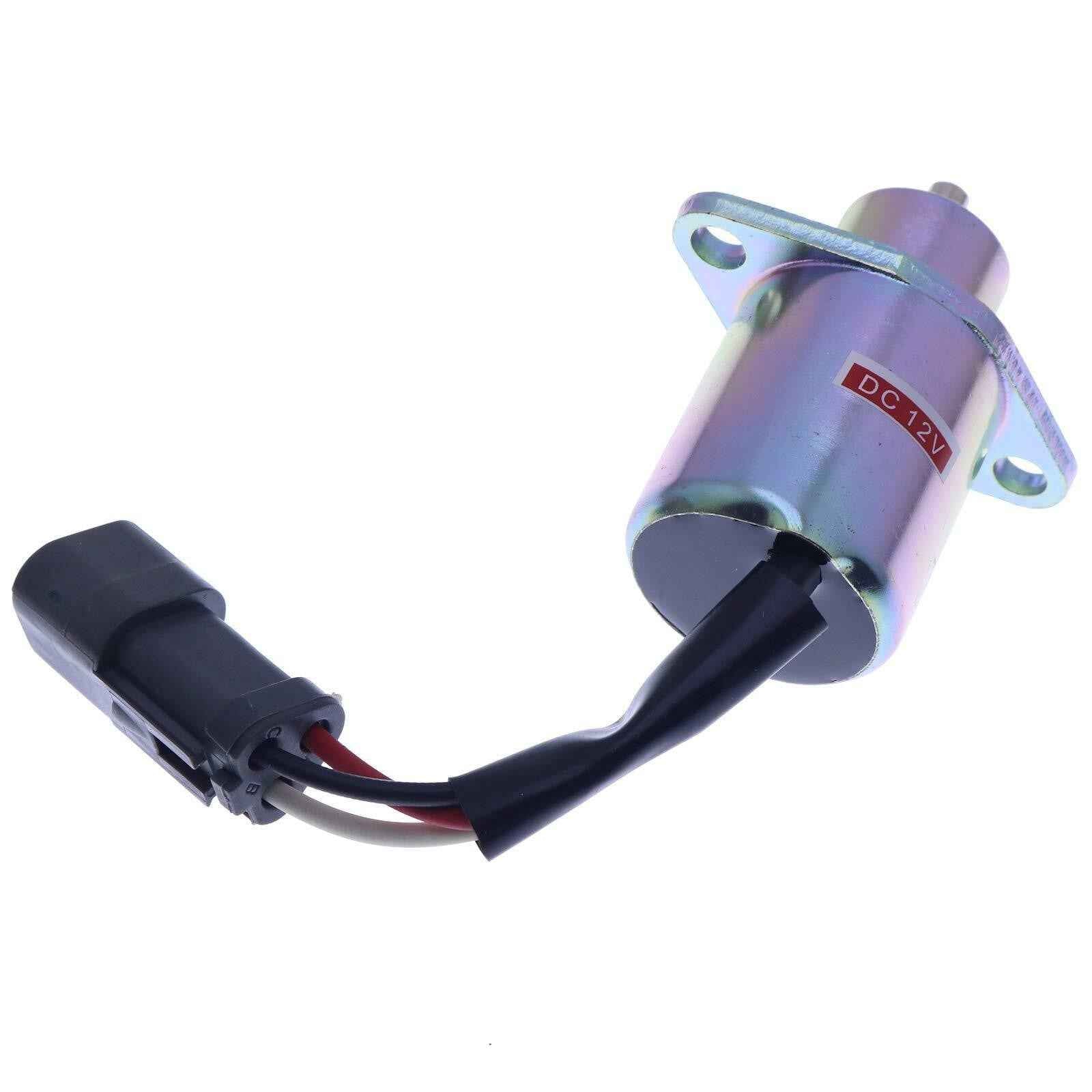 12V Fuel Shutoff Solenoid 2848A278 For CAT 3034 Engine 236 246 Perkins UB704