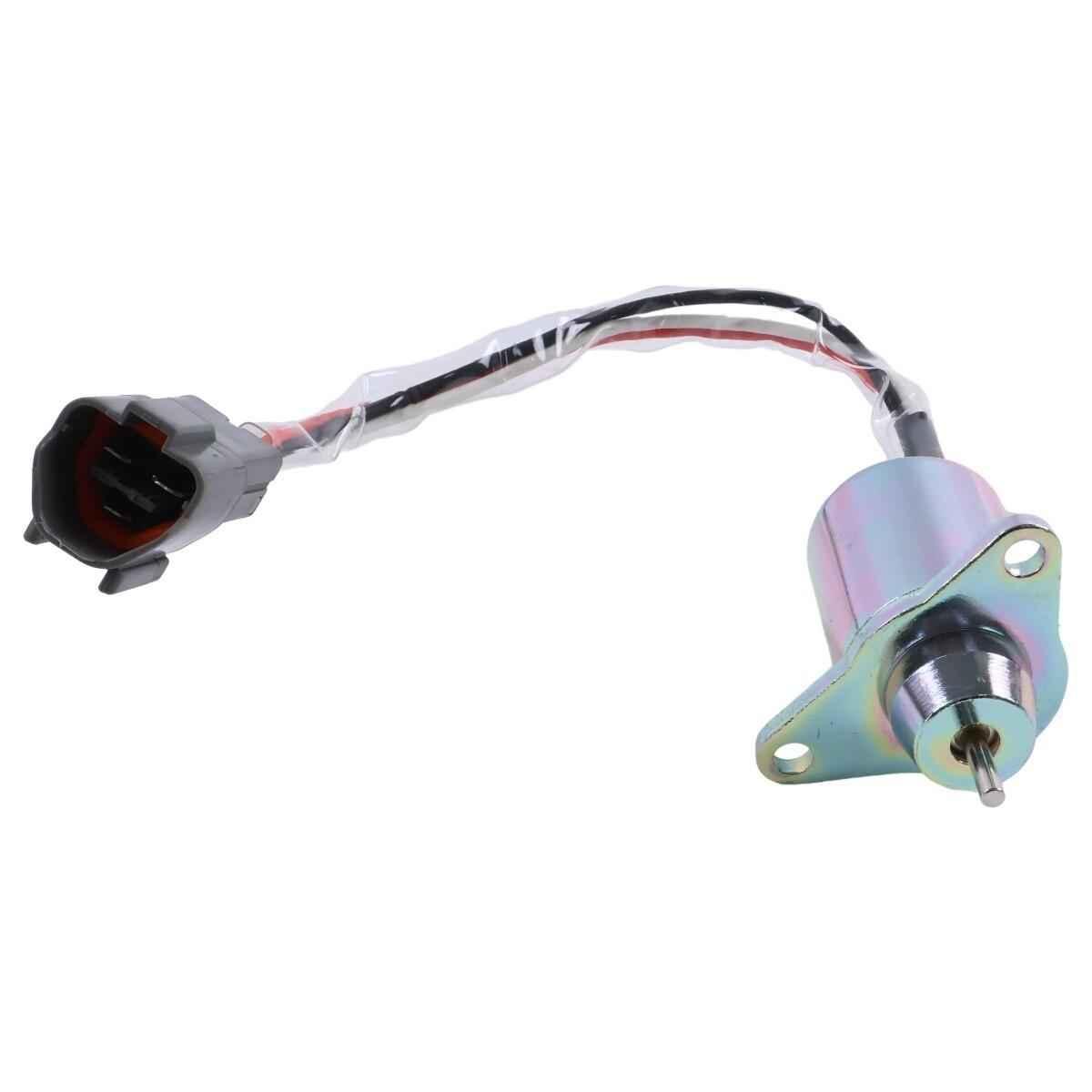 12V Shutoff Stop Solenoid YM119233-77932 for Komatsu 3D76E-6 3D82AE-6 4D88-6